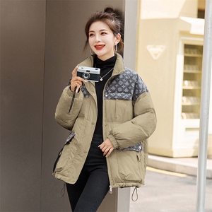 韩系年轻羽绒服女冬季新款时尚潮流款女款中长款羽绒衣外套图片