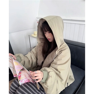 网图 现货情侣座山雕棉服连帽夹克外套韩版冬季棉衣 XZ309 特P115图片
