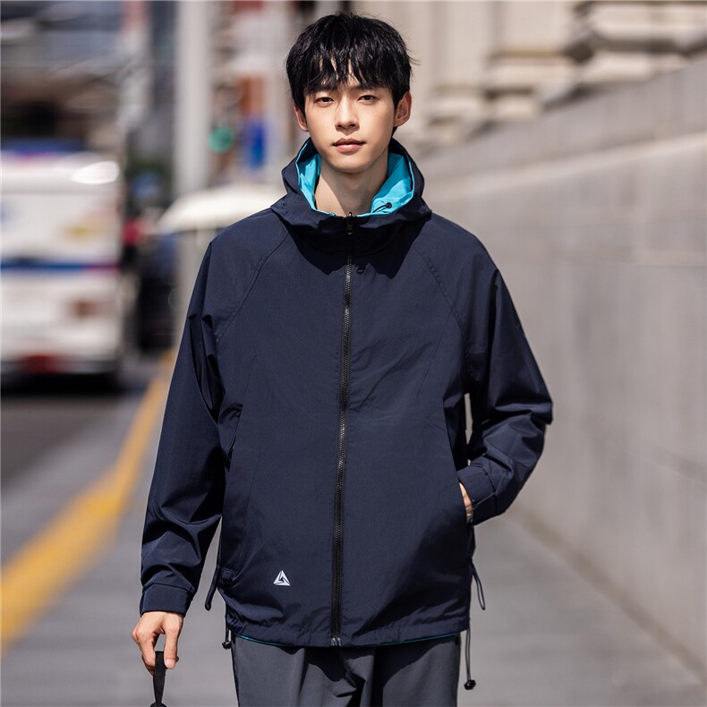 2025新款派克服工装连帽三防外套双面穿休闲夹克F0926-P100控199，男装夹克，电商D215