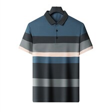翻领短袖POLO衫男装2023夏季新款潮流时尚POLO打底衫上衣男装潮，男装Polo衫，电商B212（原钱塘6029）