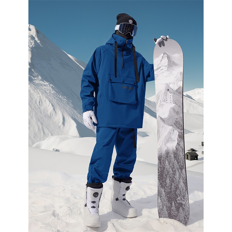 潮流防水双板新款连帽滑雪服衣裤套装M25+K1002J加绒-P248控348,男装休闲套装,电商A001