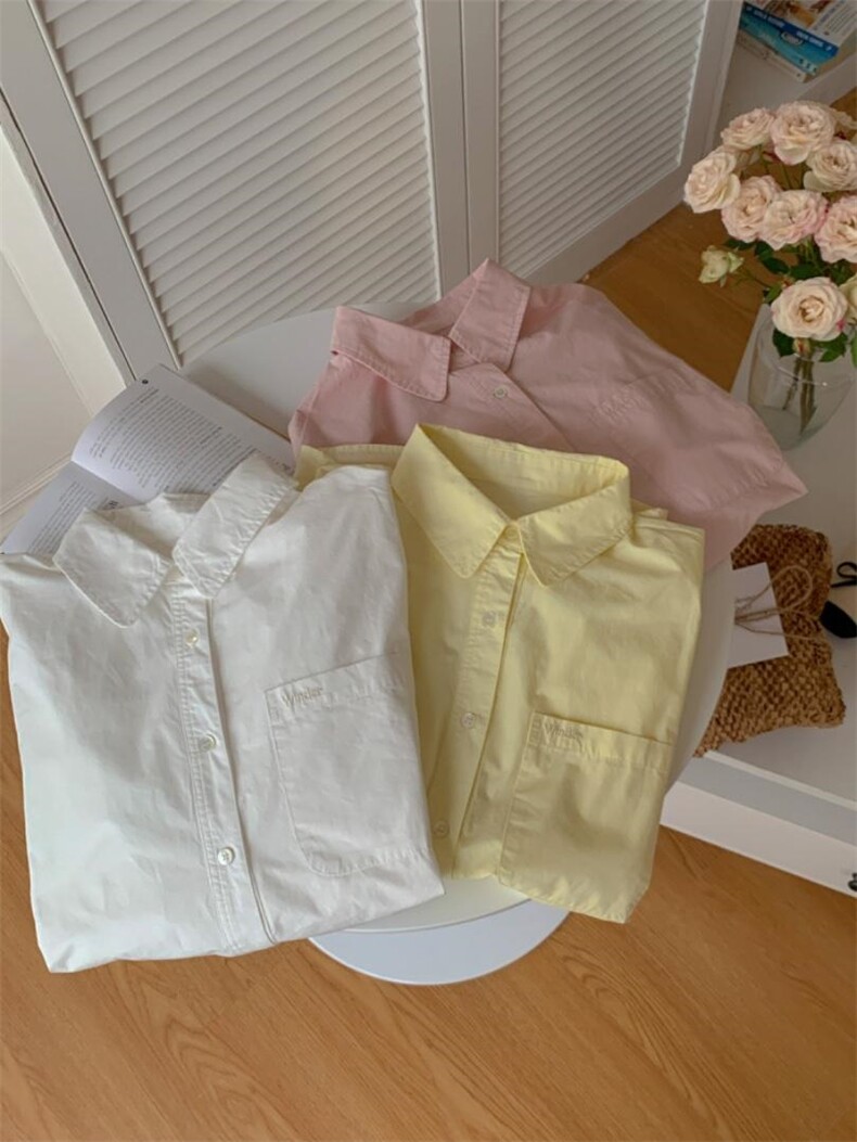 【现货】糖果色韩版宽松衬衣，其它，DAP