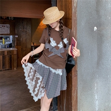 新品设计拼接两件套重工品质款不规则套装裙1156-P160-K248，女装套装/套裙，2C323