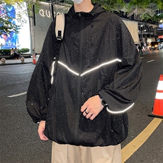 特批P55无差价夏季满天星冰丝凉感UPF50+防紫外线防晒服男J2609，男装防晒衣，电商A001-1