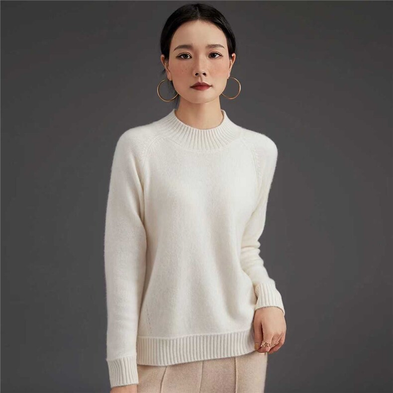 2025年秋季通勤时尚百搭通勤简约休闲长袖羊绒衫，女装羊绒衫，鑫萬耀羊绒