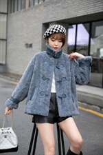 现货：编织狐皮毛一体，其它，蕃米莉