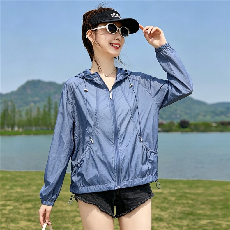 现货！2026夏季新款时尚休闲防晒衣女,女装防晒衣,以桐