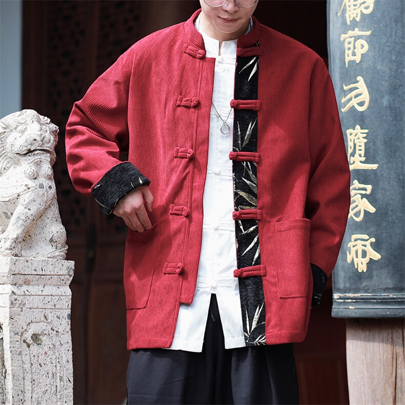 降温现货新中式外景大码男士夹克保暖外套男JK99-P110控188,男装夹克,电商A021