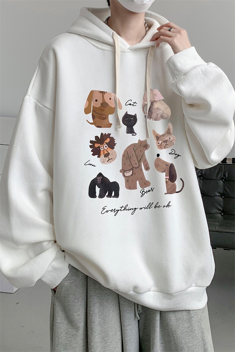 连帽卫衣男大码胖子帽衫大号运动服WY2444-P35,男装卫衣,电商A040