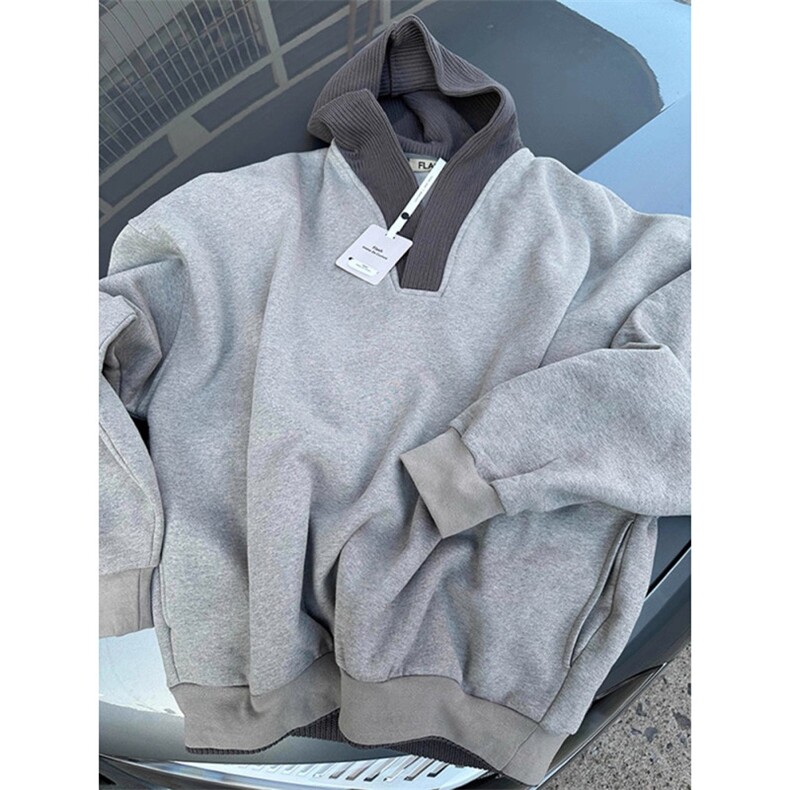 706-1-WY8730-P45现货秋季重磅cleanfit灰色连帽卫衣拼接外套,女装短外套,星座706-1