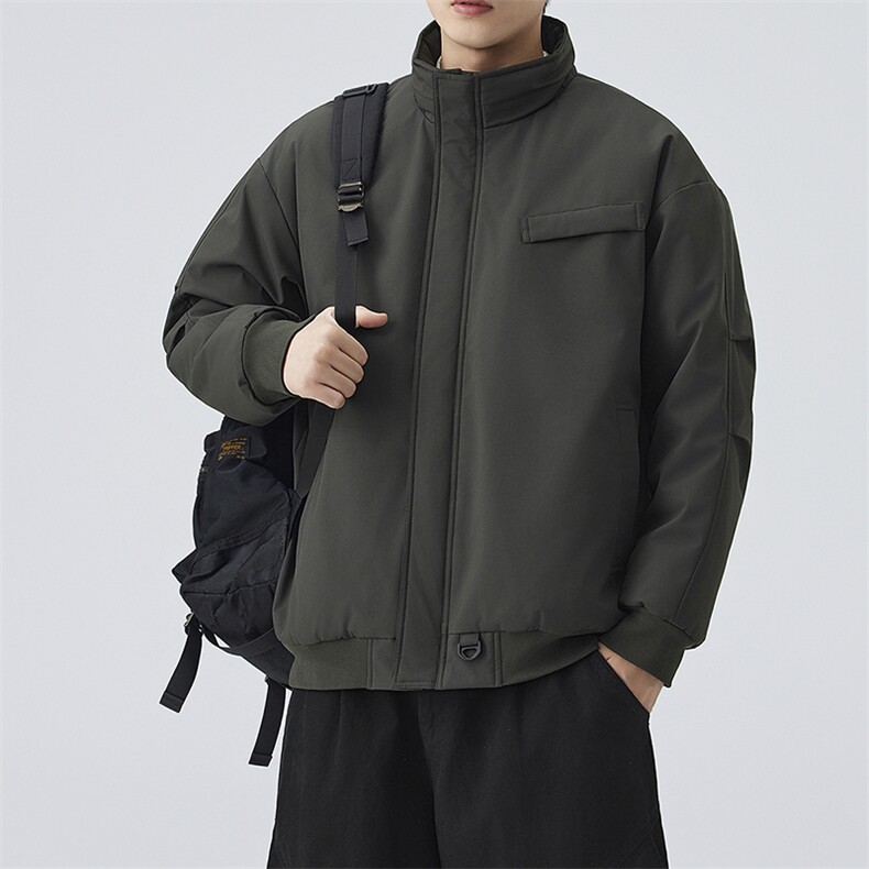 深度库存棉衣男宽松面包服立领加厚棉袄DSA157B-M8833-TP73,男装棉衣,电商A157B