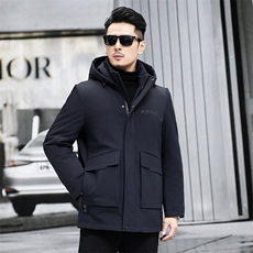 M8906-106钱塘2020-3简约冬季厚款商务休闲中年男士羽绒服P240，男装羽绒服，钱塘207-3
