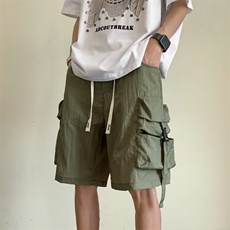 现货夏季新款休闲工装短裤男美式潮牌宽松五分裤中裤K6920-P38，男装牛仔裤，星座512-3