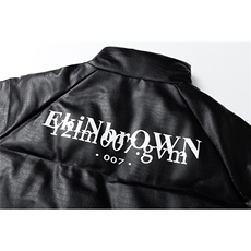 鳄鱼纹印花设计大码M-5XL手塞棉夹克PU皮棉服外套男8507P120控158，男装夹克，星座227-7