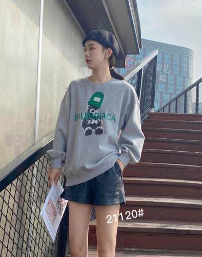 刺绣卫衣，女装卫衣/绒衫，方格忆秀