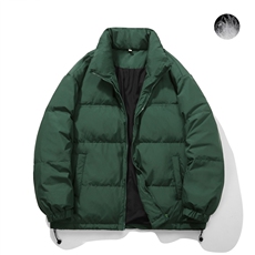 白鸭绒潮流光板抽绳立领羽绒服保暖外套Y5848-P140【特价】，男装羽绒服，电商A007