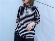 春装新款拉链休闲套头卫衣，女装卫衣/绒衫，月光水岸