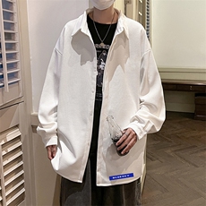 控58加厚加绒衬衫男大码长袖衬衣男外套HC79202-P38加绒款-P48，男装衬衫，电商A040