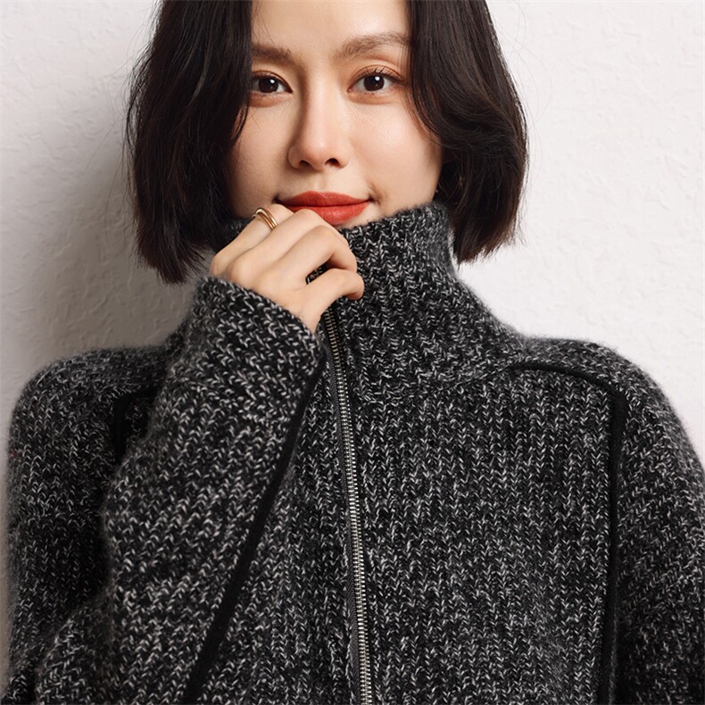 羊绒衫女加厚亲肤山羊绒毛衣内搭针织衫打底衫,女装羊绒衫,五色羊羊绒