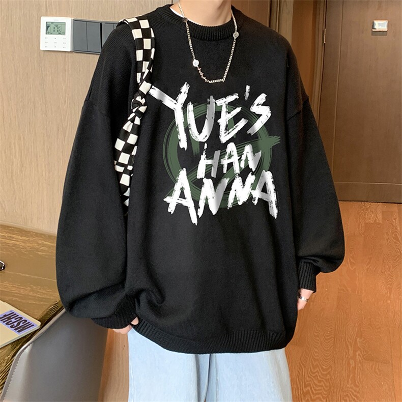 抖音供货、现货秋季冬圆领毛衣宽松打底衫D223A-MY2304-特P40,男装针织衫/毛衣,电商019-1