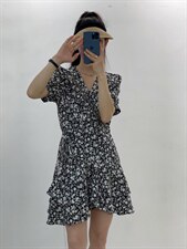 韩版收腰版连衣裙，女装连衣裙，玩美