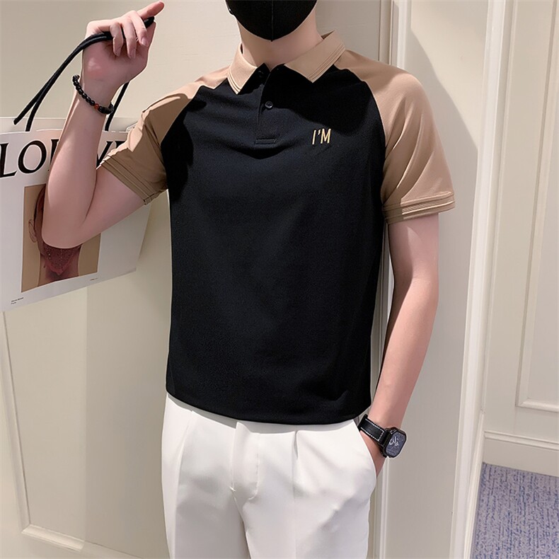 23夏季小伙简约休闲POLO衫男刺绣保罗衫301A-1/PL62/P50图片