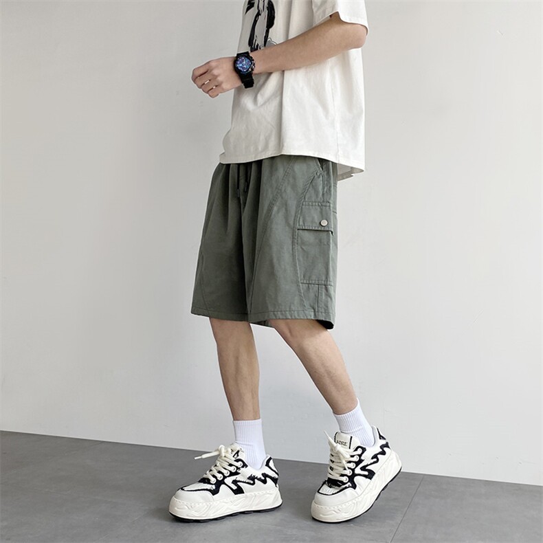 2025夏季新款美式休闲裤男工装短裤大码五分裤DK1376-P50控68,男装牛仔裤,星座810(原QT5070)