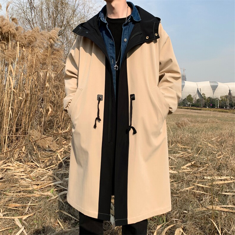 4W件长年大货冲锋风衣男中长款大衣男F996薄P95加棉P115外景E,男装风衣,星座401