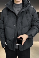 店主风2024男士面包服时尚保暖连帽羽绒服YR6015-P230控298，男装羽绒服，电商D240-242