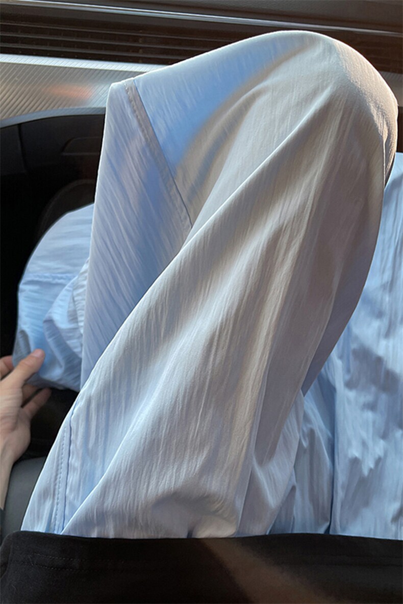 8XL-M多巴胺冰丝垂感慵懒山本裤男夏拖地裤子阔腿休闲裤KZ051P30,男装休闲裤,电商B312