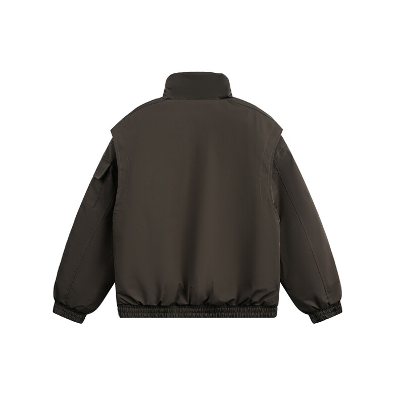 W85129特P90控158工装立体口袋宽肩立领加厚棉衣棉服男,男装棉衣,电商B205