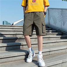 夏季裤子男韩版潮牌百搭宽松五分短裤休闲工装裤8680/，男装休闲裤，星座1506-1