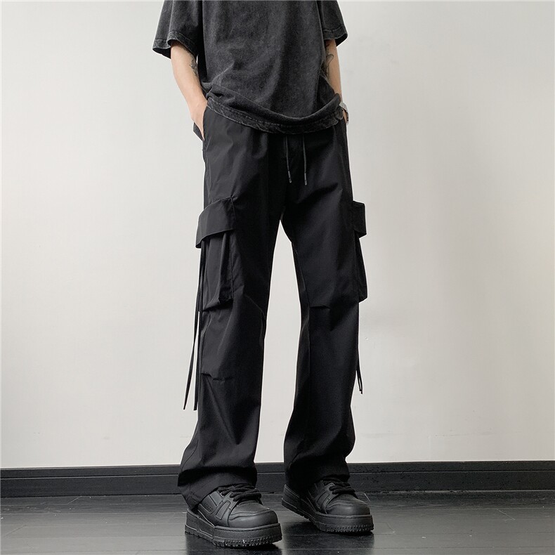 深度库存秋冬宽松工装裤港风学生机能休闲裤子男K517-特P30,男装工装外套,电商A099