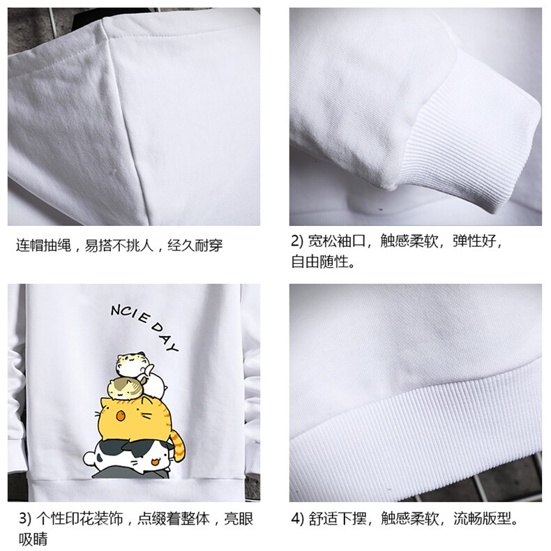 WY2090-P40纯棉连帽卫衣男大码运动帽衫宽松薄外套网格挂拍,男装卫衣,电商A040A