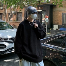 日系复古亨利领纽扣毛衣男款冬季灰色高级感M6527-P51，男装针织衫/毛衣，星座1109-3