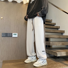 高级感加绒加厚直筒休闲裤美式宽松百搭裤子K932特批32加绒特批42，男装休闲裤，星座718-1