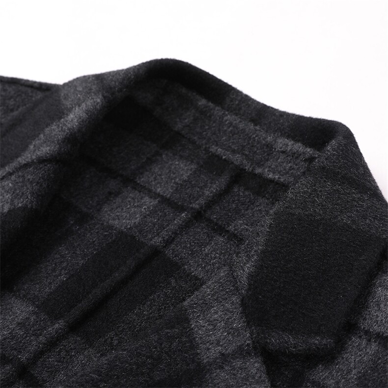 男士商务休闲格子毛呢西服秋冬季新款中年羊毛西装厚款保暖我让,男装西服,电商B212（原钱塘6029）