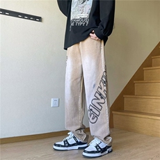 牛仔裤男春季潮大码休闲裤子高街R8010P43，男装牛仔裤，星座1116-2