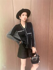 欧版针织拼接，其它，芭娜美纳