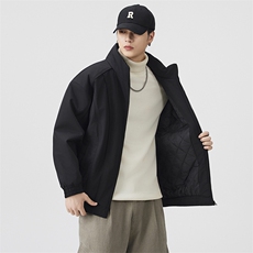 现货美式休闲加厚雪山棉衣夹克外套立领纯色三防户外工装棉服，男装夹克，电商A486-1