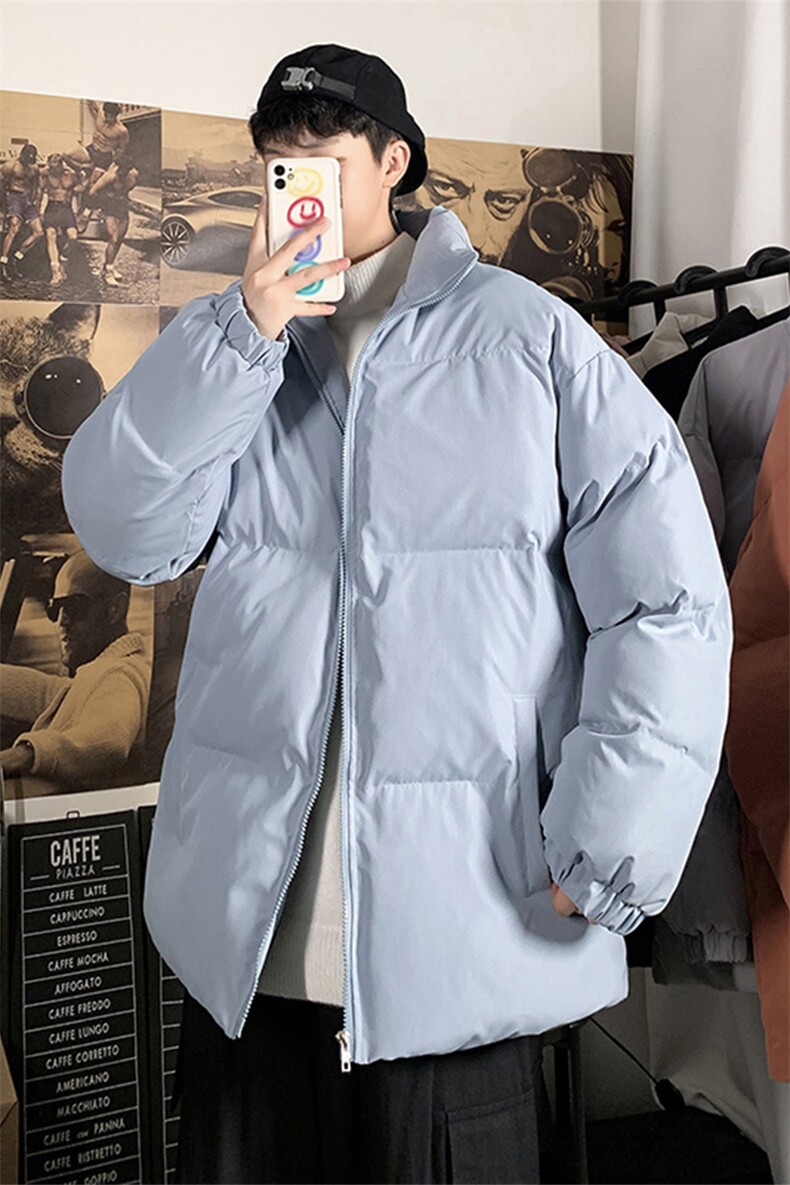 港风2025秋冬新款棉衣男帅气立领韩版潮流A177-M288-P5588,男装棉衣,电商A177