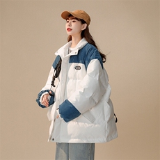 1中性风灯芯绒拼接棉衣女立领棉服女外套女8718P128控168，女装棉衣/棉服，星座226-2