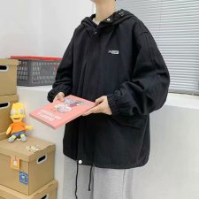 工装外套ins港风学生痞帅宽松百搭韩版潮流连帽中性夹克SY020-P65图片