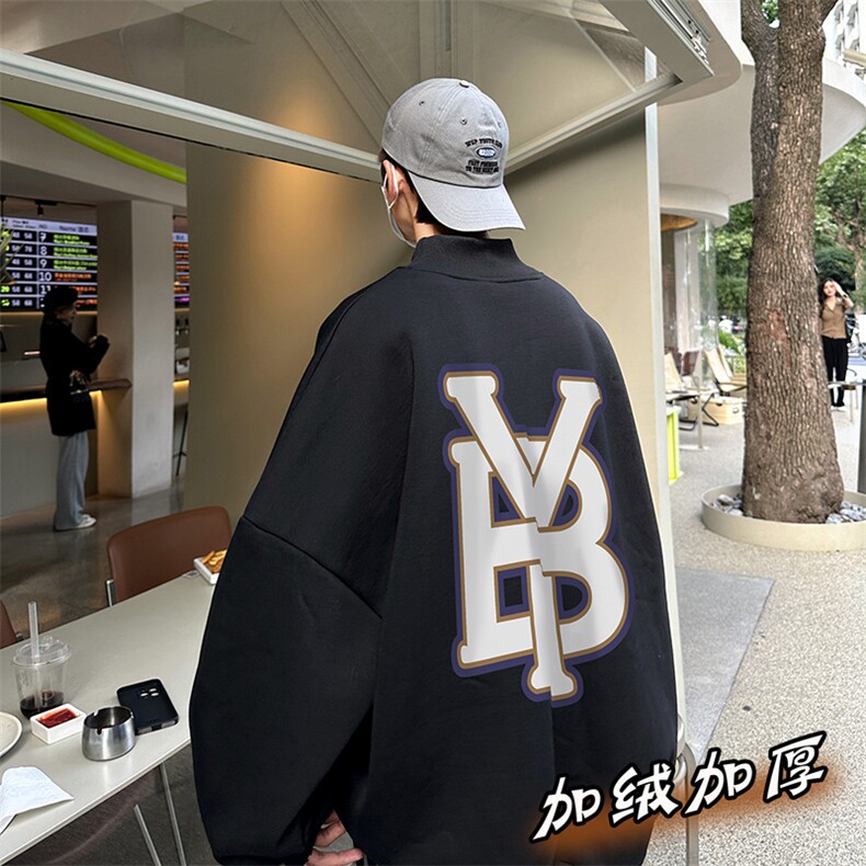 男装加绒加厚高领卫衣B239-G58-P48，男装卫衣，星座514-2(原B239)