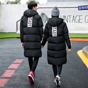 反季情侣装棉衣男中长棉衣加厚棉袄棉服冬季外套装图片