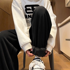 供抖音高品质加绒加厚男裤子416B-1-KL2303-特P45限78加绒P55，男装卫衣，星座416B-1