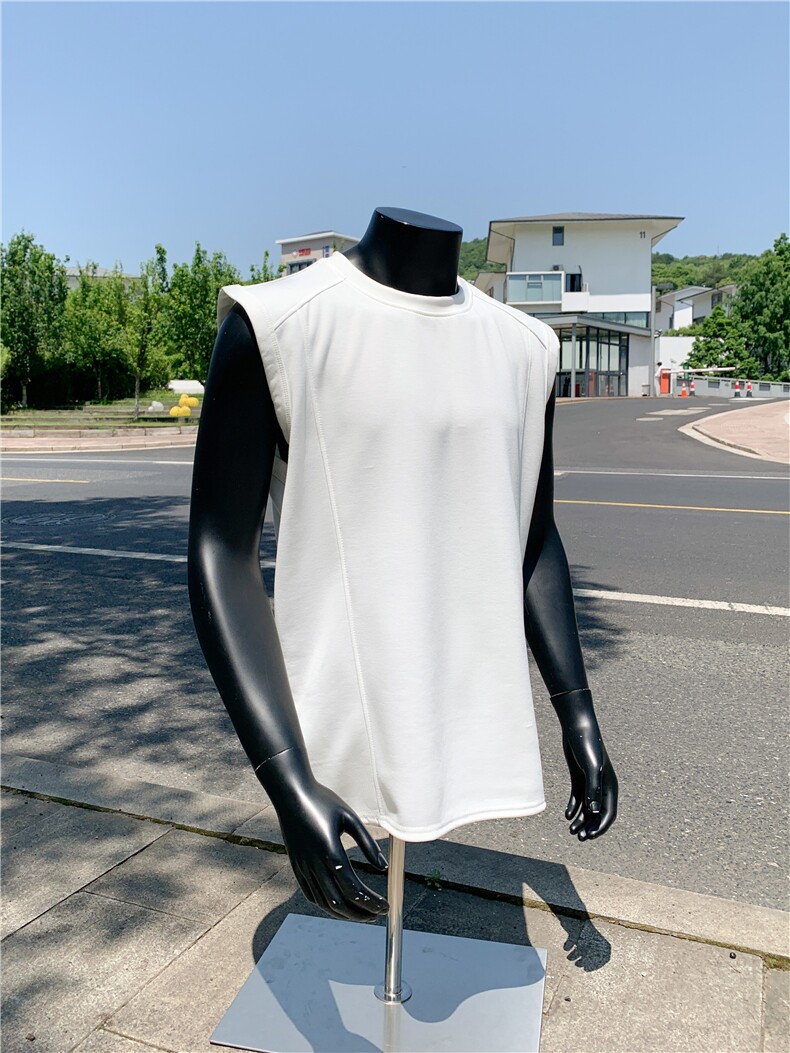 XZ809A/WWBB02/特P17重磅曼巴棉美式复古圆领背心T恤,男装背心/马甲,星座809A(原222-1)