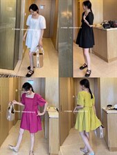 【夏季新款】韩版蕾丝边连衣裙，女装连衣裙，玩美