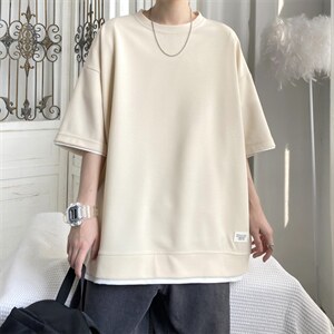 夏装新品！美式复古短袖T恤男夏季日系潮牌宽松半袖teeT2202-P25,男装T恤,电商A128