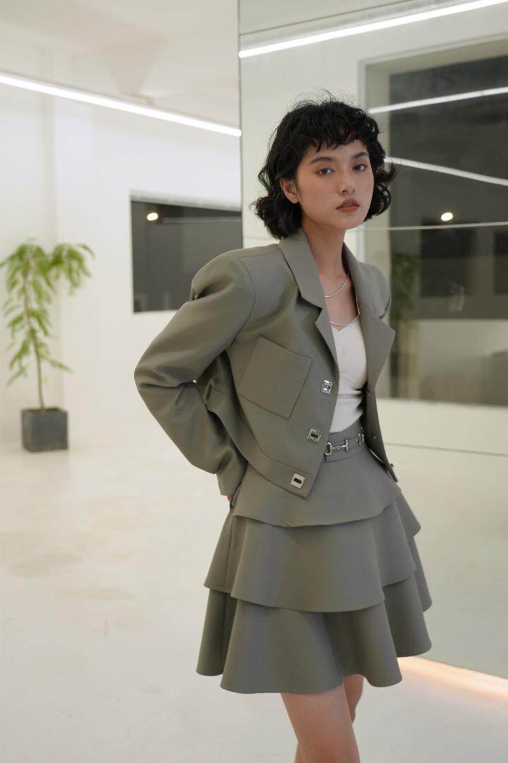有趣的套装～不爱温柔就爱酷，女装职业装，GN